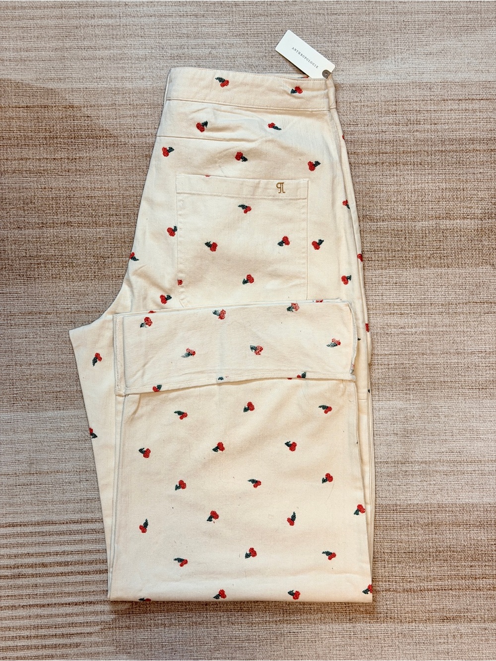 Pilcro Kayden High-Rise Carpenter Barrel Pants | Tall | NWT | Cherry | Denim - Picture 9 of 15